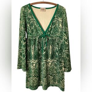 gcds green shell dress Pinstripe Full Zip Mini Dress Green main image 0